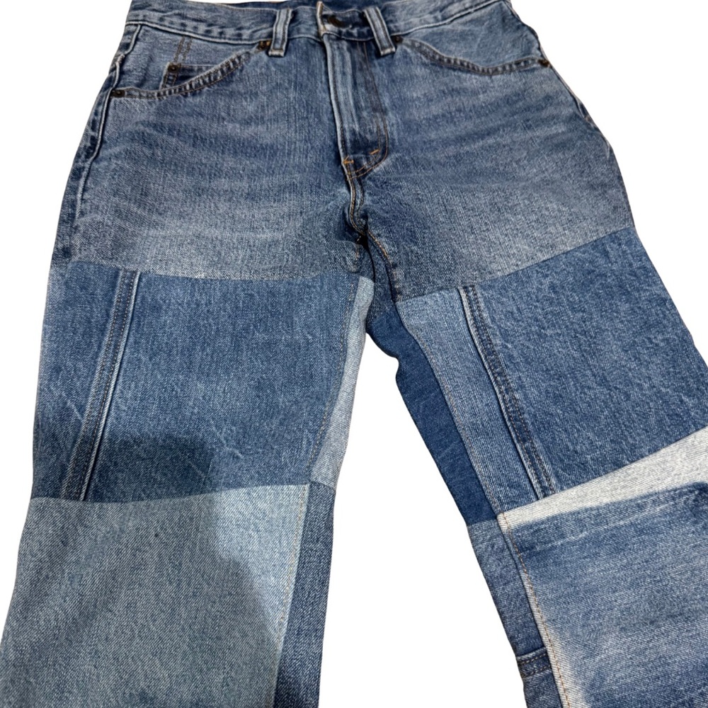 Levi’s 517 Patchwork Cropped Bootcut Jeans High R… - image 7